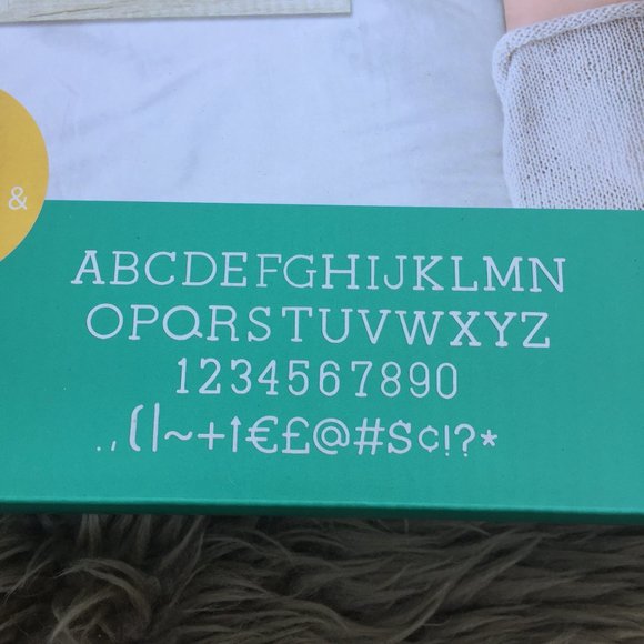 NWT Letterboard set for baby - Picture 3 of 4